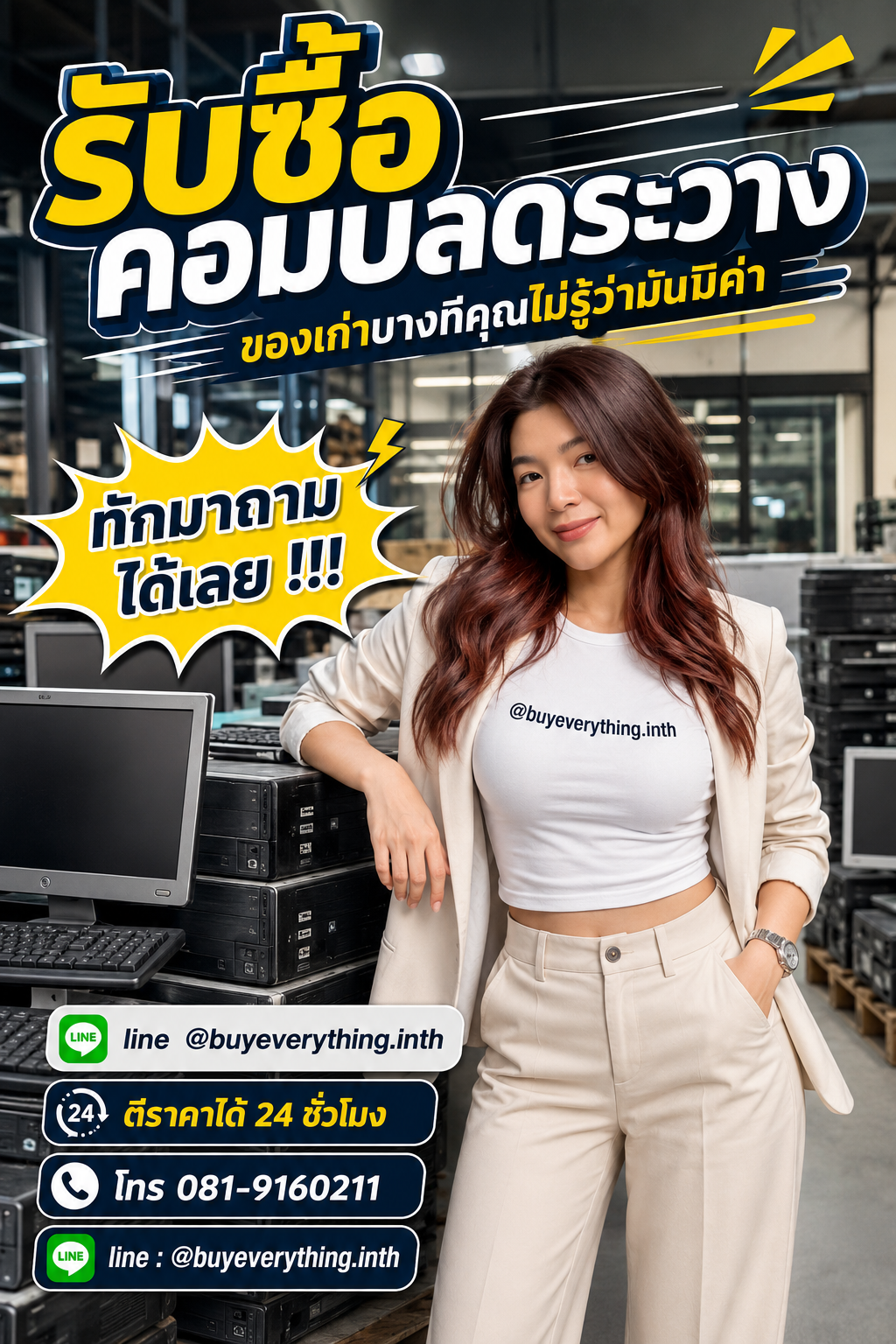 รับซื้อคอมปลดระวาง เก่า มือสอง เสีย ใช้ไม่ได้