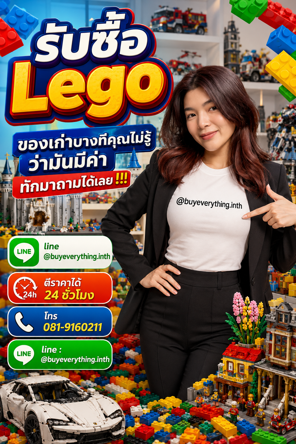 รับซื้อ Lego เก่า มือสอง เสีย ใช้ไม่ได้