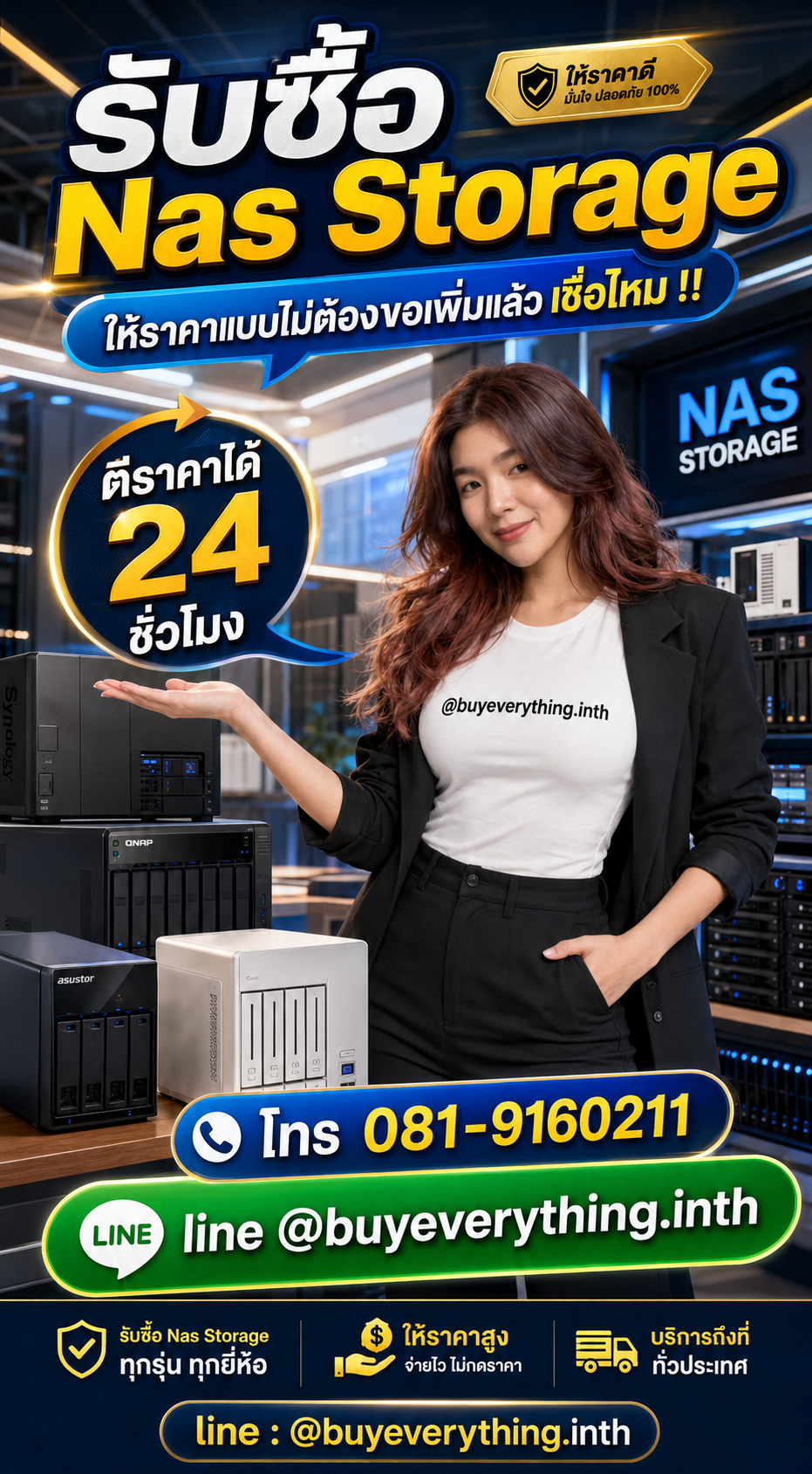 รับซื้อ Nas Storage ให้ราคาดี buyeverything.in.th Line @buyeverything.inth